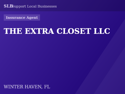 THE EXTRA CLOSET LLC — Insurance Agent in WINTER HAVEN, FL