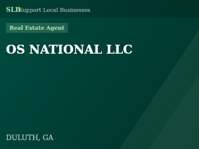 OS NATIONAL LLC — Real Estate Agent in DULUTH, GA