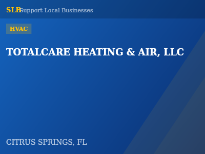 TOTALCARE HEATING & AIR, LLC — HVAC in CITRUS SPRINGS, FL