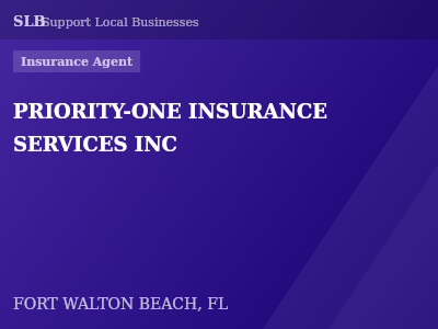 PRIORITY-ONE INSURANCE SERVICES INC — Insurance Agent in FORT WALTON BEACH, FL
