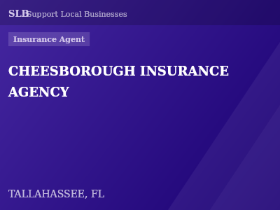 CHEESBOROUGH INSURANCE AGENCY — Insurance Agent in TALLAHASSEE, FL