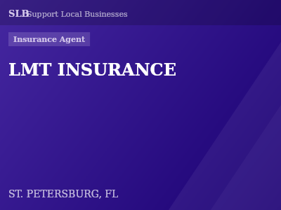 LMT INSURANCE — Insurance Agent in ST. PETERSBURG, FL