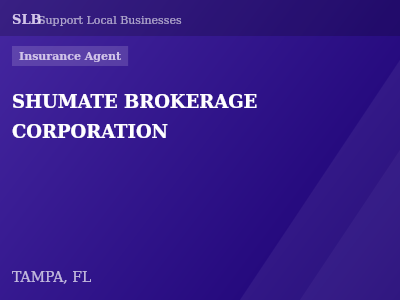 SHUMATE BROKERAGE CORPORATION — Insurance Agent in TAMPA, FL