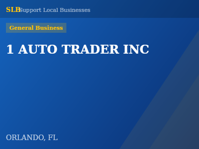 1 AUTO TRADER INC — General Business in ORLANDO, FL