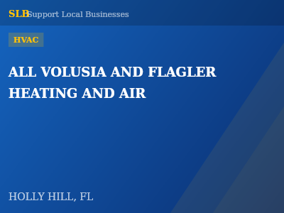 ALL VOLUSIA AND FLAGLER HEATING AND AIR — HVAC in HOLLY HILL, FL