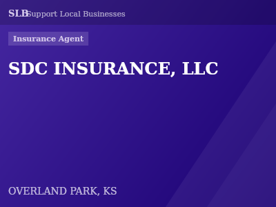 SDC INSURANCE, LLC — Insurance Agent in OVERLAND PARK, KS