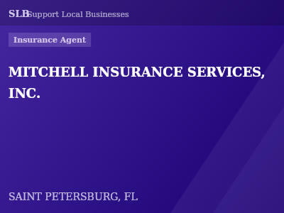 MITCHELL INSURANCE SERVICES, INC. — Insurance Agent in SAINT PETERSBURG, FL