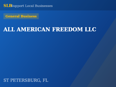 ALL AMERICAN FREEDOM LLC — General Business in ST PETERSBURG, FL