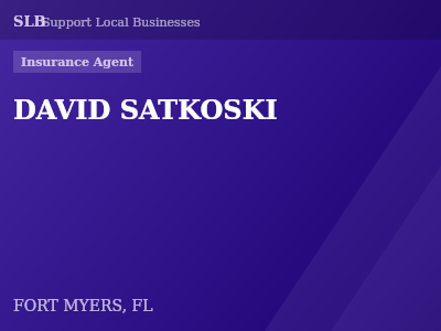 DAVID SATKOSKI — Insurance Agent in FORT MYERS, FL