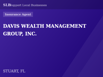 DAVIS WEALTH MANAGEMENT GROUP, INC. — Insurance Agent in STUART, FL