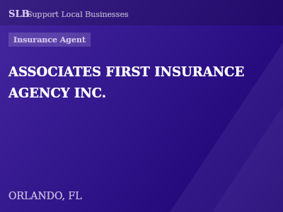 ASSOCIATES FIRST INSURANCE AGENCY INC. — Insurance Agent in ORLANDO, FL