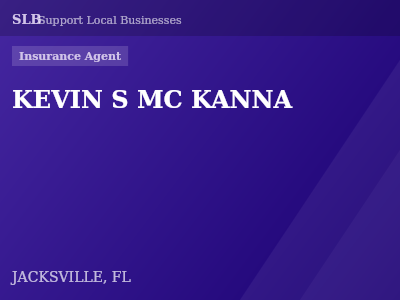KEVIN S MC KANNA — Insurance Agent in JACKSVILLE, FL