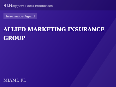 ALLIED MARKETING INSURANCE GROUP — Insurance Agent in MIAMI, FL