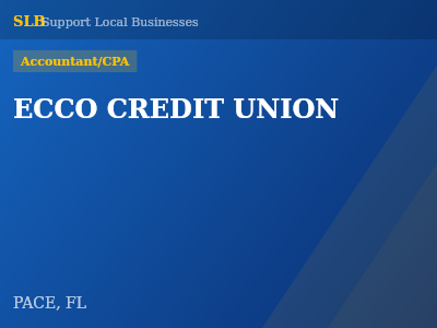 ECCO CREDIT UNION — Accountant/CPA in PACE, FL
