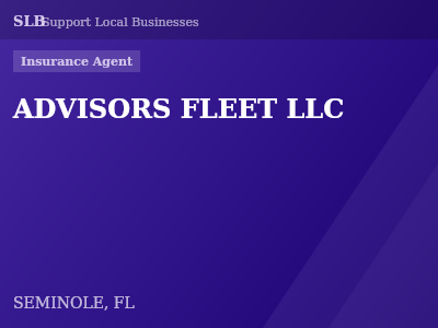 ADVISORS FLEET LLC — Insurance Agent in SEMINOLE, FL