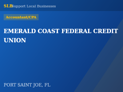 EMERALD COAST FEDERAL CREDIT UNION — Accountant/CPA in PORT SAINT JOE, FL