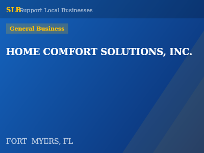 HOME COMFORT SOLUTIONS, INC. — General Business in FORT  MYERS, FL