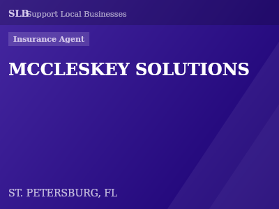 MCCLESKEY SOLUTIONS — Insurance Agent in ST. PETERSBURG, FL