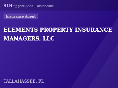 ELEMENTS PROPERTY INSURANCE MANAGERS, LLC — Insurance Agent in TALLAHASSEE, FL