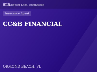 CC&B FINANCIAL — Insurance Agent in ORMOND BEACH, FL
