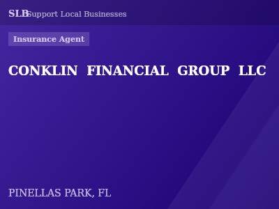 CONKLIN  FINANCIAL  GROUP  LLC — Insurance Agent in PINELLAS PARK, FL