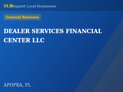 DEALER SERVICES FINANCIAL CENTER LLC — General Business in APOPKA, FL