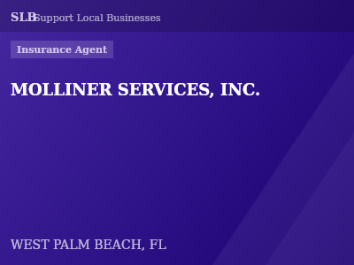 MOLLINER SERVICES, INC. — Insurance Agent in WEST PALM BEACH, FL