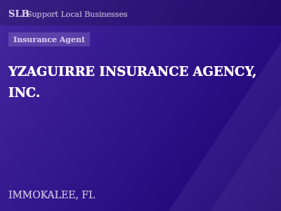 YZAGUIRRE INSURANCE AGENCY, INC. — Insurance Agent in IMMOKALEE, FL