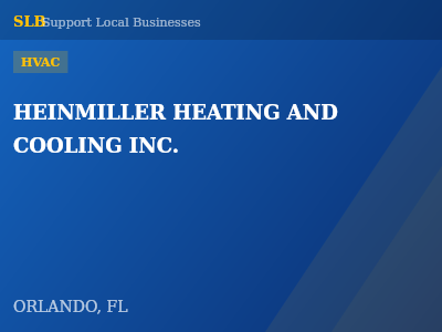 HEINMILLER HEATING AND COOLING INC. — HVAC in ORLANDO, FL