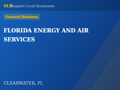 FLORIDA ENERGY AND AIR SERVICES — General Business in CLEARWATER, FL