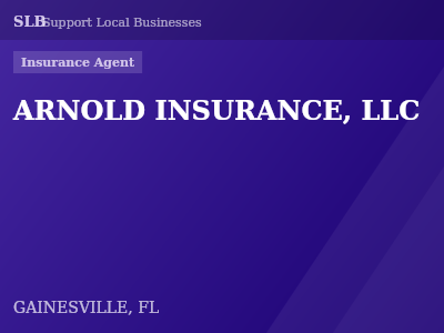 ARNOLD INSURANCE, LLC — Insurance Agent in GAINESVILLE, FL