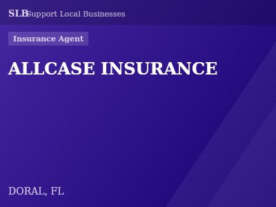 ALLCASE INSURANCE — Insurance Agent in DORAL, FL