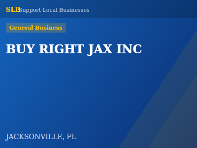 BUY RIGHT JAX INC — General Business in JACKSONVILLE, FL