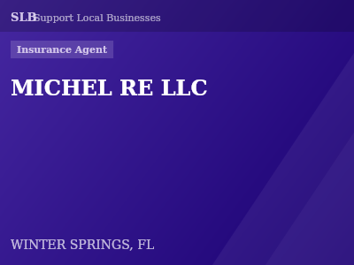 MICHEL RE LLC — Insurance Agent in WINTER SPRINGS, FL
