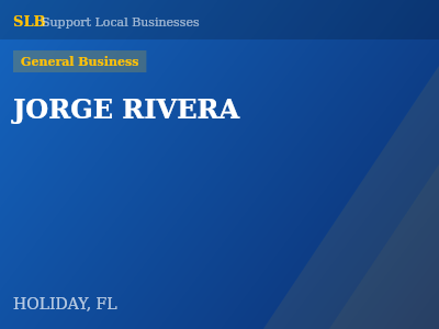 JORGE RIVERA — General Business in HOLIDAY, FL