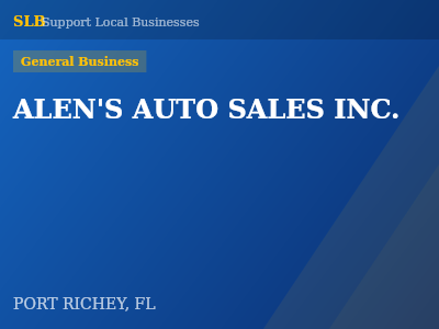 ALEN'S AUTO SALES INC. — General Business in PORT RICHEY, FL