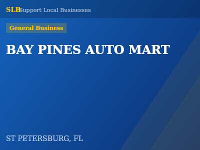 BAY PINES AUTO MART — General Business in ST PETERSBURG, FL