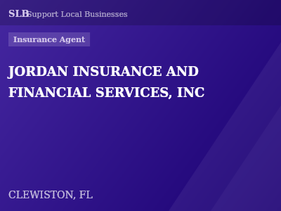 JORDAN INSURANCE AND FINANCIAL SERVICES, INC — Insurance Agent in CLEWISTON, FL
