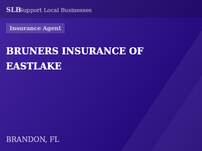 BRUNERS INSURANCE OF EASTLAKE — Insurance Agent in BRANDON, FL