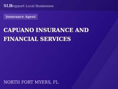 CAPUANO INSURANCE AND FINANCIAL SERVICES — Insurance Agent in NORTH FORT MYERS, FL