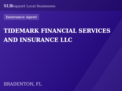 TIDEMARK FINANCIAL SERVICES AND INSURANCE LLC — Insurance Agent in BRADENTON, FL
