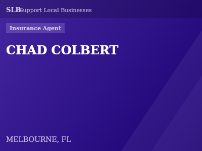 CHAD COLBERT — Insurance Agent in MELBOURNE, FL