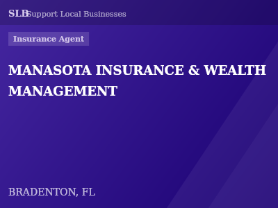 MANASOTA INSURANCE & WEALTH MANAGEMENT — Insurance Agent in BRADENTON, FL