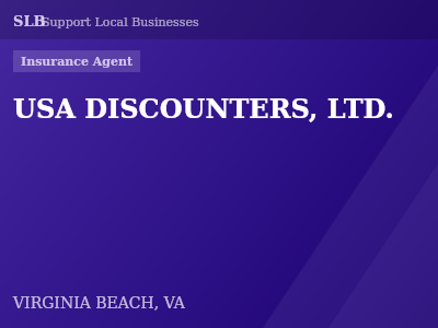 USA DISCOUNTERS, LTD. — Insurance Agent in VIRGINIA BEACH, VA