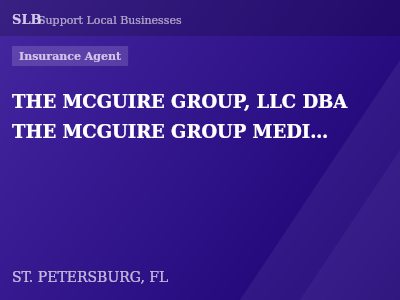 THE MCGUIRE GROUP, LLC DBA THE MCGUIRE GROUP MEDICAL STOPLOSS UNDERWRITERS, LLC — Insurance Agent in ST. PETERSBURG, FL
