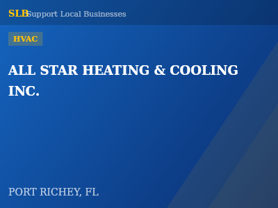 ALL STAR HEATING & COOLING INC. — HVAC in PORT RICHEY, FL