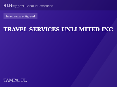 TRAVEL SERVICES UNLI MITED INC — Insurance Agent in TAMPA, FL