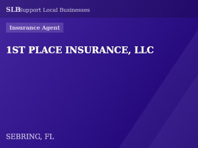 1ST PLACE INSURANCE, LLC — Insurance Agent in SEBRING, FL