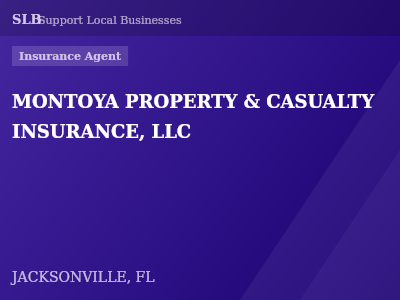 MONTOYA PROPERTY & CASUALTY INSURANCE, LLC — Insurance Agent in JACKSONVILLE, FL