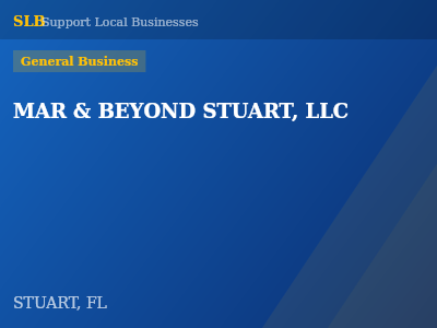 MAR & BEYOND STUART, LLC — General Business in STUART, FL